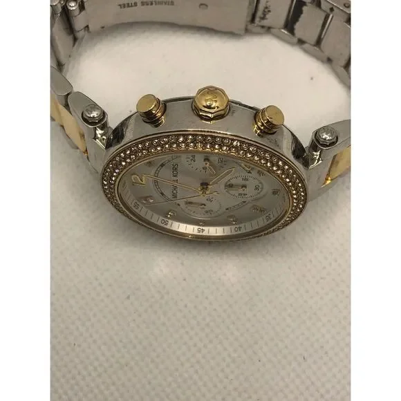 Michael Kors MK5626 Womens Stainless Steel Analog Silver Dial Quartz Watch LP136 - Picture 6 of 9